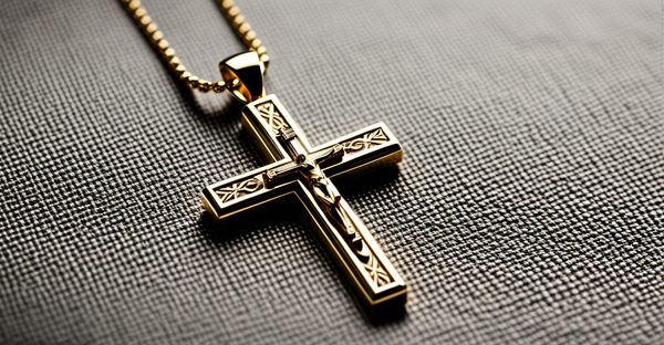 Pendentif croix du christ : élégance et spiritualité en or et argent